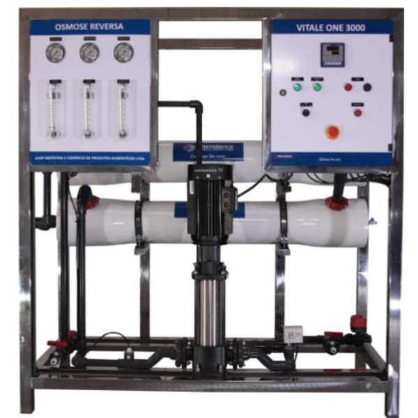 Sistema de osmose reversa industrial