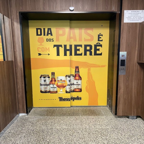 Adesivo Porta De Elevador